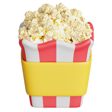 Palomitas  3D Icon