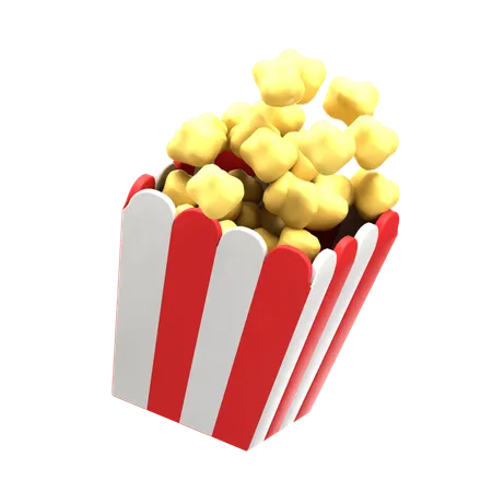 Palomitas  3D Icon