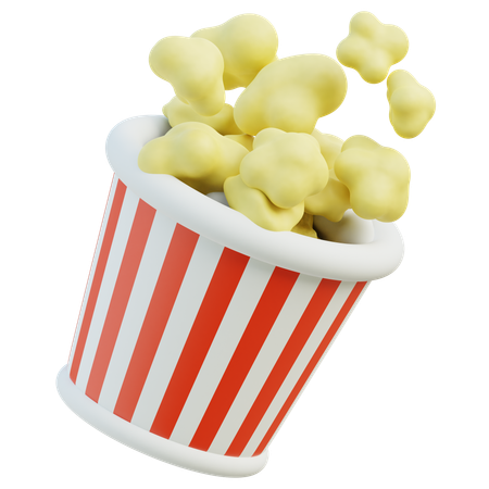 Palomitas  3D Icon