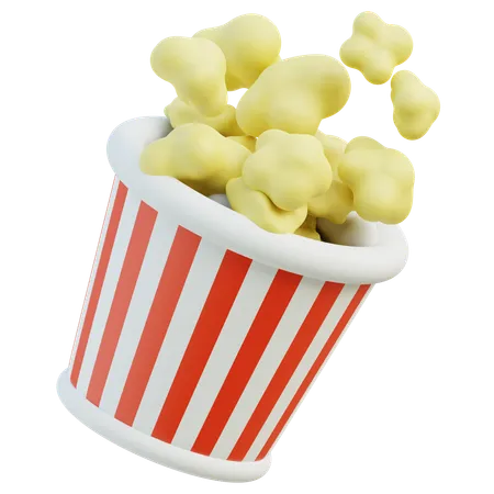 Palomitas  3D Icon