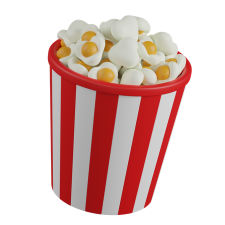 Palomitas  3D Icon