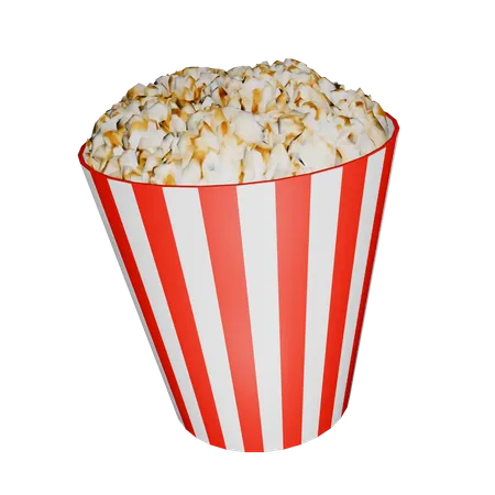 Palomitas  3D Icon