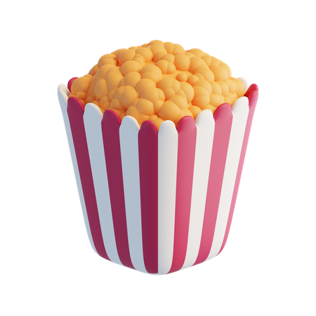 Palomitas  3D Icon