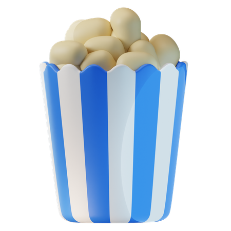 Palomitas  3D Icon