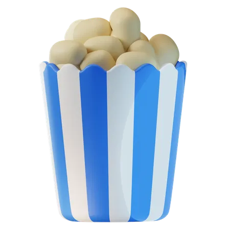 Palomitas  3D Icon