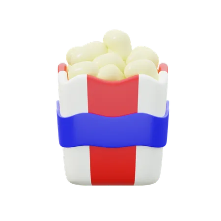 Palomitas  3D Icon