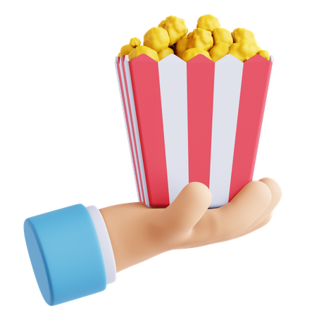 Palomitas  3D Icon