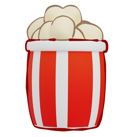 Palomitas  3D Icon