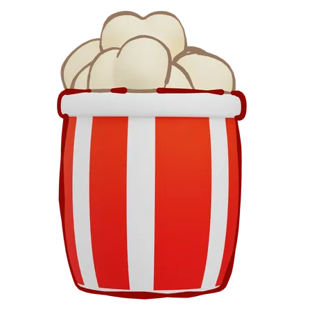 Palomitas  3D Icon