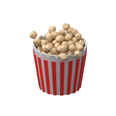 Palomitas  3D Icon