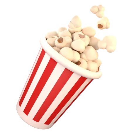 Palomitas  3D Icon