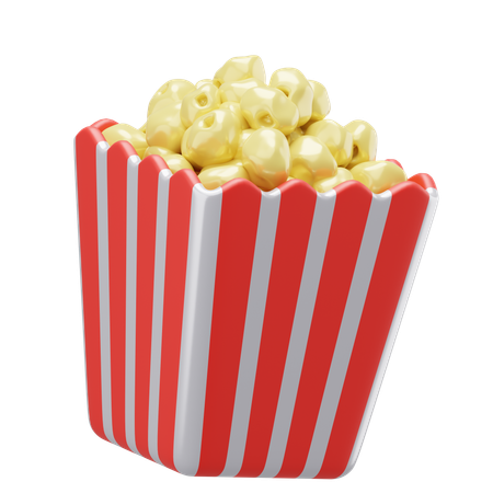 Palomitas  3D Icon