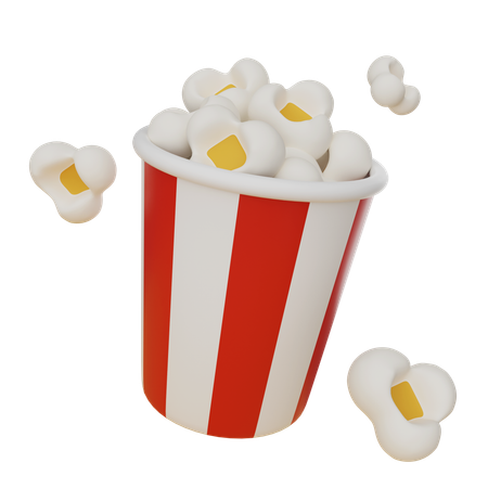 Palomitas  3D Icon