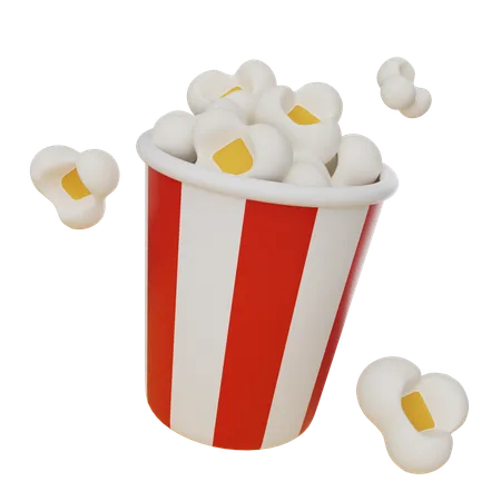 Palomitas  3D Icon