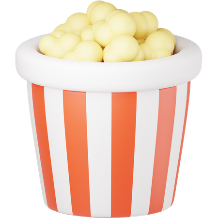 Palomitas  3D Icon