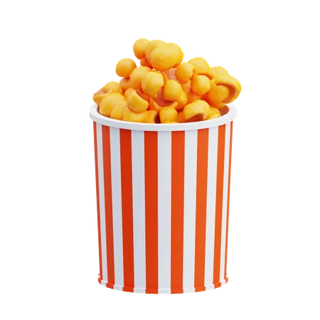 Palomitas  3D Icon