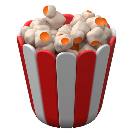 Palomitas  3D Icon