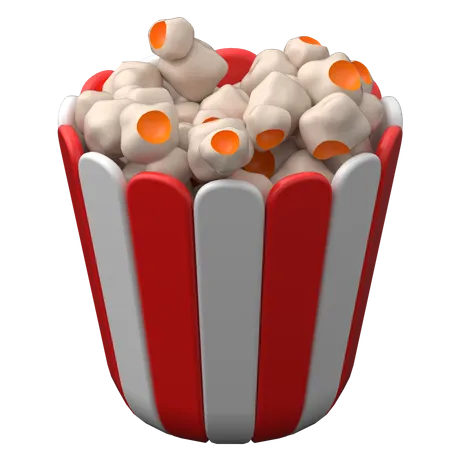 Palomitas  3D Icon