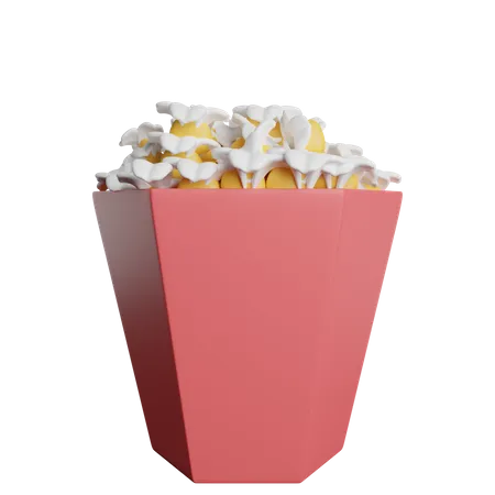 Palomitas  3D Icon