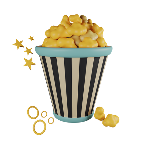 Palomitas  3D Icon