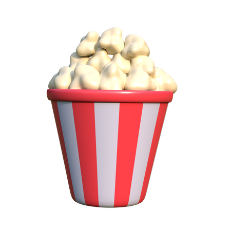 Palomitas  3D Icon