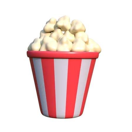 Palomitas  3D Icon