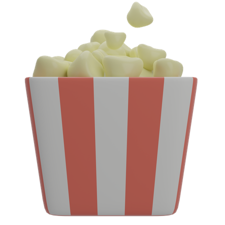 Palomitas  3D Icon