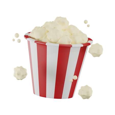 Palomitas  3D Icon