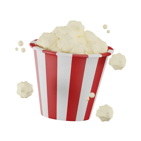 Palomitas  3D Icon