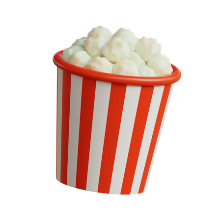 Palomitas  3D Icon