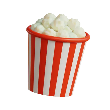 Palomitas  3D Icon