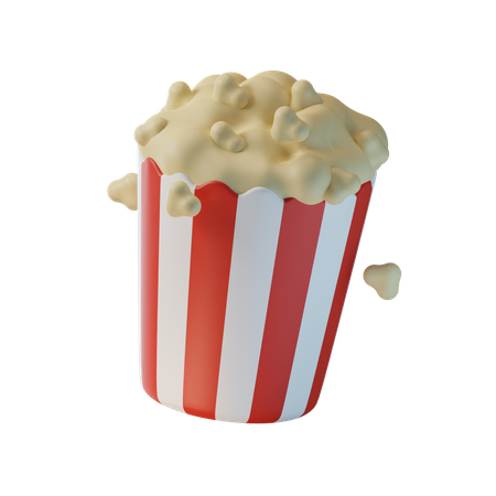 Palomitas  3D Icon