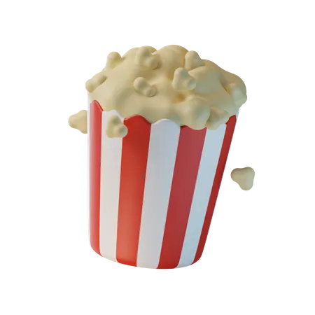 Palomitas  3D Icon