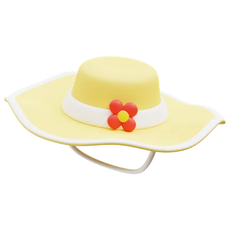 Chapeau paméla  3D Icon