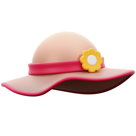 Chapeau paméla  3D Icon