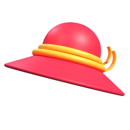 Chapeau paméla  3D Illustration