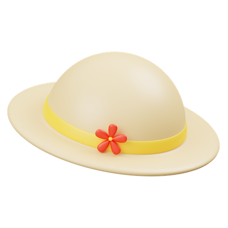 Chapeau paméla  3D Icon