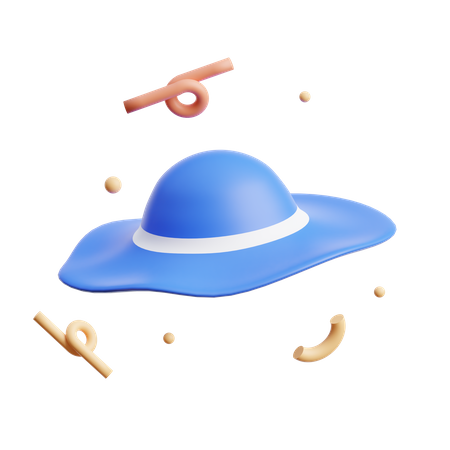 Chapeau paméla  3D Icon