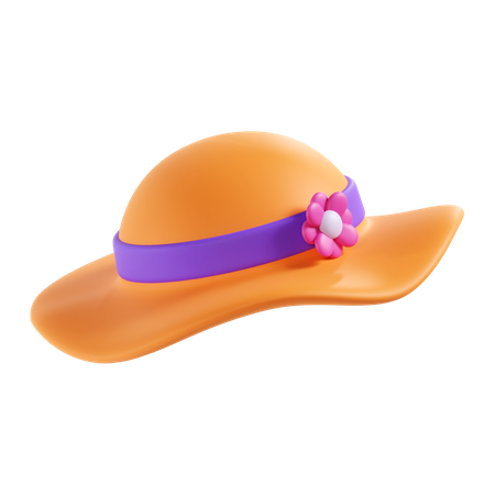 Chapeau paméla  3D Icon