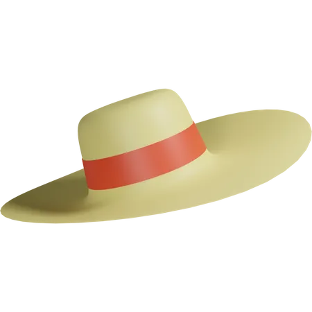 Chapeau paméla  3D Icon