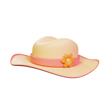 Chapeau paméla  3D Icon