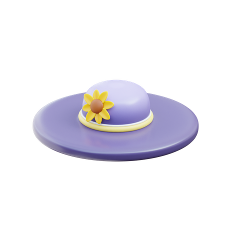 Chapeau paméla  3D Icon