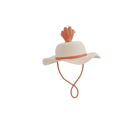 Chapeau paméla  3D Icon