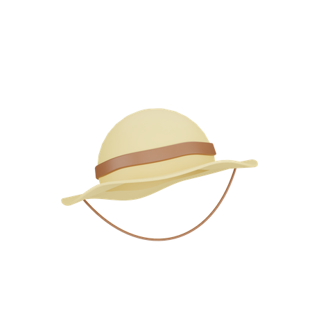 Chapeau paméla  3D Icon