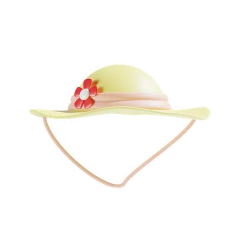 Pamela Hat For Travel 3 D Illustration 3D Icon