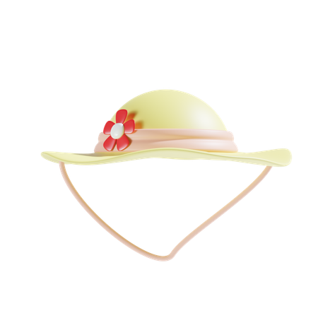 Pamela Hat  3D Icon