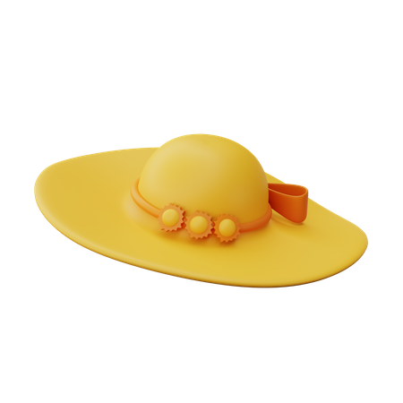 Pamela Hat  3D Icon