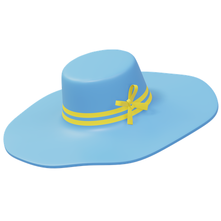 Pamela Hat  3D Illustration