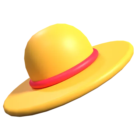 Pamela Hat  3D Illustration