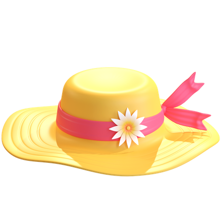 Pamela Hat  3D Illustration